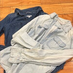 Denim button up bundle